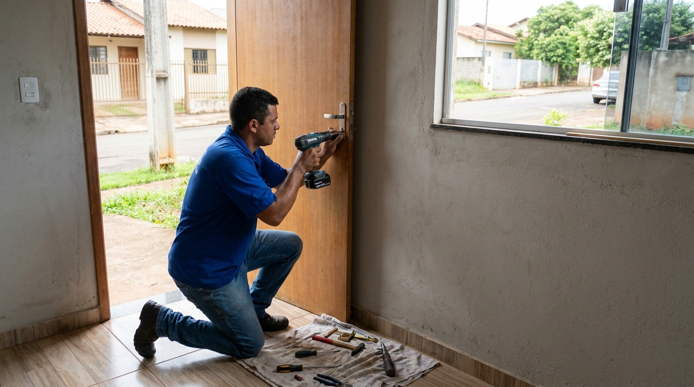 Instalação de Fechadura Residencial profissional em João Pessoa‑PB